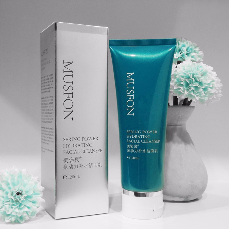 美姿泉泉動力補水潔面乳批發，研美化妝品廠供應